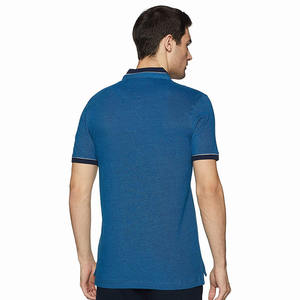 Pull en polyester à manches courtes et à séchage rapide pour hommes de haute qualité pour Polo Tee Shirt Anti-Wrinkle Solid Pattern Golf Wear polos - Product Image 2