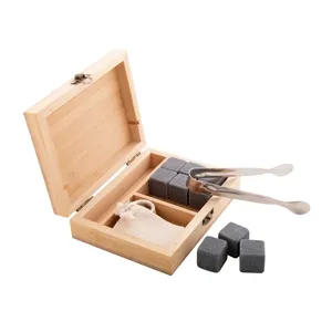 Ensemble de pierres à whisky bourbon personnalisées – Gadgets haut de gamme pour une expérience de dégustation ultime - Product Image 1