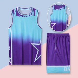 Maillot de basket-ball double face pour hommes et enfants Uniformes de sport à séchage rapide Ensembles respirants pour le basket-ball pour enfants - Product Image 3