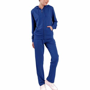 Conjuntos de chándal de terciopelo para mujer, chándal para correr de 2 piezas con Sudadera con capucha y pantalones de chándal para invierno - Product Image 1
