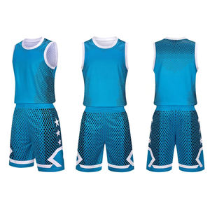 Sublimated Custom Logo Multi Color Basketball Set Outdoor Sportswear <b>Boys</b> Sleeveless Basketball Uniform - Product Image 1