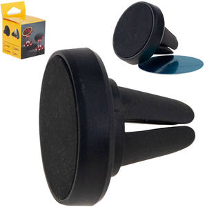 Soporte Magnético Negro para Teléfono Celular en Rejilla de Ventilación o Tablero de Auto - Product Image 1