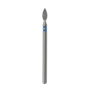 Broca profesional de diamante para uñas Kidney para el cuidado preciso de cutículas, 3.0 mm, grano azul - Product Image 4