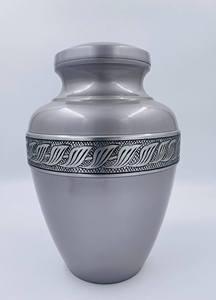 GLEAMING RAKU DOVE URNAS DE LATÓN PARA CENIZAS HUMANAS Y CENIZAS DE NIÑOS CON BOLSA DE TERCIOPELO GRATIS - Product Image 6
