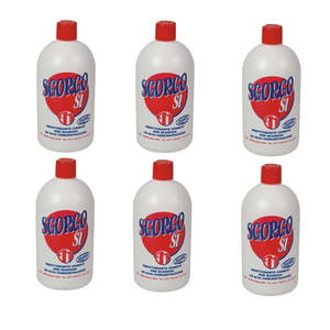 Agente Desatascador Líquido de Acción Rápida Profesional, Paquete de 6 Botellas para Desagües de Inodoros, Lavabos, Tuberías, Limpieza de Tuberías - Product Image 1