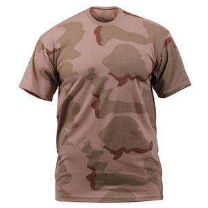Camiseta de Caza de Manga Corta para Hombre, Camuflaje de Poliéster, Ropa de Pesca, Protección UV - Product Image 4