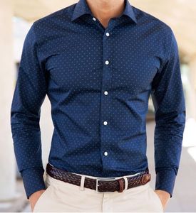 Haute qualité personnalisable hommes chemise de bureau d'affaires Anti-rides flanelle luxe Style décontracté motif uni vente chaude BD - Product Image 6