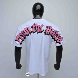 Camisetas Blancas de Alta Calidad Personalizadas de 280 GSM, 100% Algodón, Estilo Urbano, Camisetas Lisas Extra Grandes para Hombre y Mujer - Product Image 2