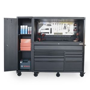 Établi robuste de haute qualité armoire à outils Garage stockage Setbox personnalisable OEM grand maître industrie mécanicien poste de travail - Product Image 6