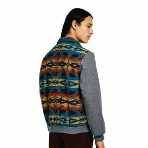 Chaqueta de bombardero con cremallera de buena calidad para hombre, chaquetas de bombardero impermeables de invierno con logotipo personalizado para las cuatro estaciones - Product Image 5