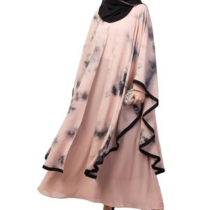 Abaya islamique respirante pour femmes avec hijab, quatre saisons, polyester léger, dernier design 2026 pour les occasions de mariage - Product Image 1