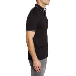 Venta caliente 100% algodón para hombres para Polo nuevo diseño con secado rápido transpirable mangas cortas Etiqueta Privada tejido sólido Fabr - Product Image 4