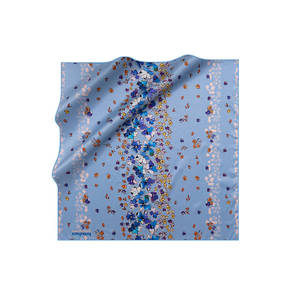 Tissu sergé poly Cacharel à motifs floraux - Séchage rapide, double face, anti-boulochage pour vêtements de sport - Product Image 1