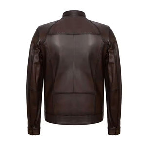Chaqueta de cuero para hombre, ropa de calle elegante, chaqueta negra, abrigo, moda británica, chaquetas de cuero PU para hombre, 2025 - Product Image 2