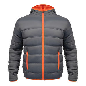 Logo personnalisé OEM 2025 Veste d'hiver à col montant pour hommes Manteau en duvet à bulles avec décoration à motifs garder au chaud - Product Image 1