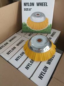 Fabbrica piastra per diserbo da 8 pollici in acciaio al carbonio spazzola per erbacce e filo Ultracut testa rifinitore con filo di Nylon - Product Image 5