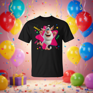 T-shirt promozionale Star Joy for Booba Fun con design divertente - Product Image 3
