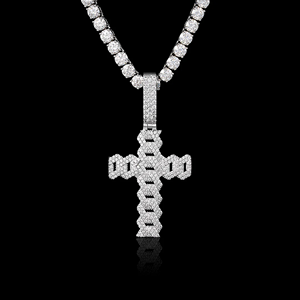 Colgante de Aleación Chapado en Oro con Diamantes Estilo Hip Hop Personalizado - Product Image 2