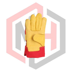 ถุงมือหนังสำหรับงานหนัก ทนทานต่อการฉีกขาด ระบายอากาศได้ดี ป้องกันไฟฟ้าสถิตย์ สำหรับดับเพลิง ปราศจากซิลิโคนและแป้ง - Product Image 2