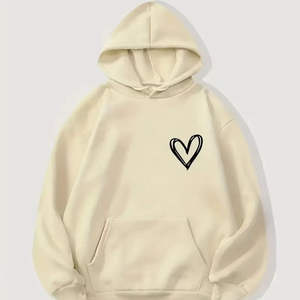 Sudadera con capucha de lana de invierno de calidad superior, Sudaderas con cuello con capucha, estampado en blanco, sudaderas con capucha Unisex - Product Image 1