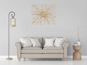 Decoración de pared de Metal escultura de hierro hecha a mano para el hogar sala de estar y dormitorio decoración pieza de acento - Product Image 4