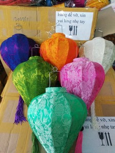 Vente chaude lanterne en soie vietnamienne fleur traditionnelle en bambou-pour les décorations de mi-automne de vacances en gros compétitif - Product Image 6