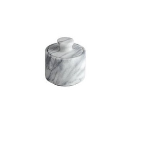 Salero de mármol antiguo 100% piedra blanca Real, pieza de alta calidad, diseño superior, cuenco de sal de mármol para venta al por mayor - Product Image 2