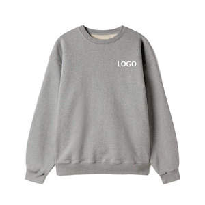 Pakistán fabricación algodón mezclado hombres sudadera manga larga pulóver talla grande ropa de calle logotipo personalizado Venta caliente - Product Image 1