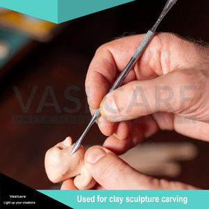 Juego de Herramientas para Esculpir Cera, 12 Piezas, Instrumentos Dentales para Cera, de Doble Punta, Manuales, con Certificación CE de Vaslcare - Product Image 4