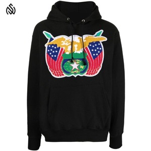 Sudaderas con capucha para hombre de talla grande, jersey con capucha de alta calidad, tendencia superior de peso pesado, sudaderas con capucha de chenilla bordadas de alta demanda para hombre - Product Image 4