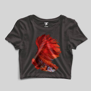 T-shirt personnalisé pour femme, à manches courtes, en coton épais, coupe oversize à épaules tombantes, avec motif graphique, vente en gros - Product Image 6