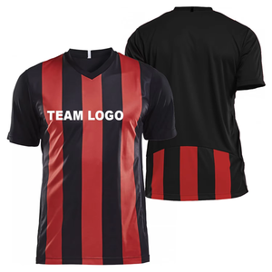 Kits de vêtements de football fabriqués en usine 100% ensembles de maillots de football unis de haute qualité en polyester avec tissu personnalisable - Product Image 4