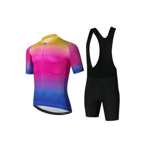 Ensemble de maillot de cyclisme pour hommes de qualité supérieure, vêtements de vélo confortables, impression par sublimation, vêtements de sport, uniforme, design personnalisé, combinaison de cyclisme - Product Image 4