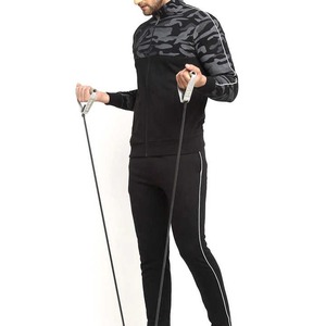 Conjunto Deportivo Personalizado para Hombre, de Alta Calidad, 100% Algodón, Otoñal, Color Sólido, con Capucha, para Deportes al Aire Libre, Pantalones para Correr, Tallas Grandes - Product Image 4