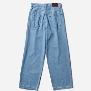 2025 pantalones vaqueros informales de moda para hombre, nueva moda, estilo callejero, patrón sólido, transpirable, de cintura media, de punto para otoño - Product Image 2