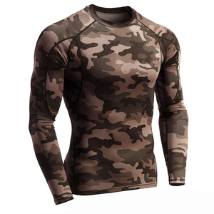 Protège-éruptions personnalisables entièrement par sublimation pour hommes Protège-éruptions cutanées respirant avec logo personnalisé et imprimé Sports Running Fitness Compression - Product Image 1