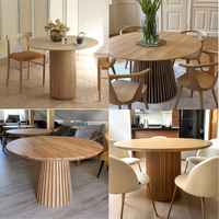 Table de Salle à Manger en Bois Personnalisée en Gros, Design Contemporain, 36 et 72 Pouces, pour Cuisine et Salle à Manger