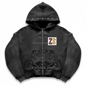 Women <b>Zipper</b> <b>Hoodie</b> Premium 380 GSM Cotton Fleece Fabric Soft <b>Black</b> Color Custom Logo Embroidery Design Fashion basics hoodies - Product Image 1