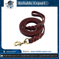 Handgemachte echte Hunde leder Trainings leine Luxus versenkbare Halsband geschirr Custom Size Seil Material