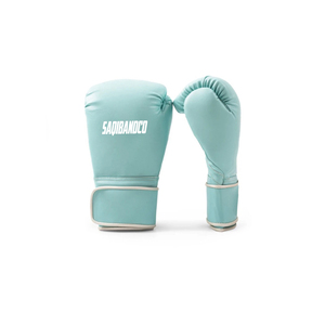 Guantes de Kickboxing de cuero blanco Guantes MMA de alta calidad y guantes de boxeo Muaythai para hombres - Product Image 4