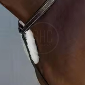 Plastron d'équitation directement en gros d'usine Plastron d'équitation de qualité supérieure en cuir - Product Image 4