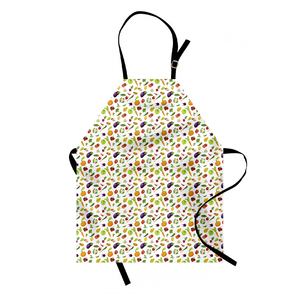 Delantal de chef de algodón puro 100% de calidad de exportador Impresión personalizada Delantales de cocina con bolsillos - Product Image 2