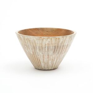 Bols de service polyvalents en bois avec des designs à la mode pour servir des salades de fruits ou des collations lors de rassemblements et d'événements - Product Image 5