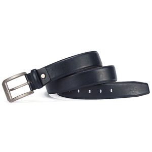 Ceinture en cuir de haute qualité de couleur unie, prix de gros, fabrication en usine, ceintures en cuir véritable du Pakistan - Product Image 1