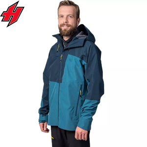 Veste imperméable d'extérieur unisexe de style printemps avec logo personnalisé en nylon à capuche avec traitement collé Vêtements de pluie populaires à la mode - Product Image 4