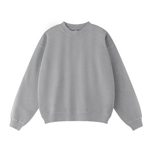 Tendance personnalisée ample de haute qualité sweat-shirt lourd pour hommes 100% pur coton cool sweat-shirt - Product Image 3