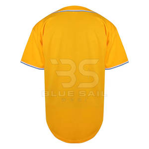 Maillot de baseball personnalisé avec nom et numéro de joueur pour les uniformes de l'équipe universitaire Maillot de baseball boutonné classique - Product Image 3