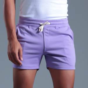 Pantalones cortos atléticos para correr en el gimnasio para hombre con bolsillos Pantalones cortos de entrenamiento de algodón Pantalones cortos para correr - Product Image 2