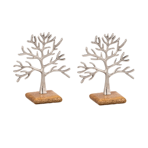 Escultura de árbol de Metal moderno, estatua de mesa, acento hecho a mano ecológico para decoración de hogar y oficina - Product Image 6