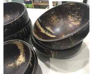 Tazón de cáscara de coco decorativo ecológico de Vietnam hecho a mano y duradero para el mercado de exportación Tazón de cáscara de coco venta - Product Image 2